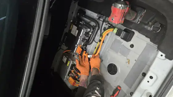 EV battery inspection