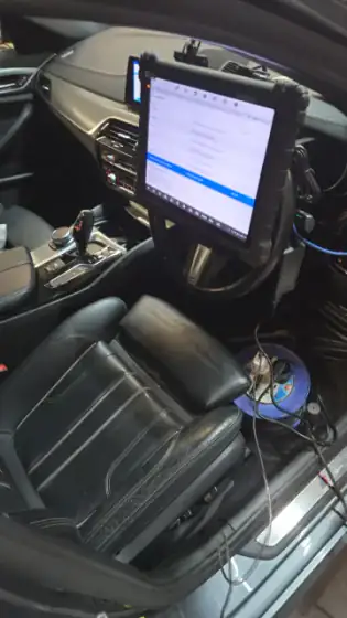 BMW diagnostic coding session