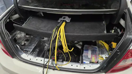 Sound system installation
