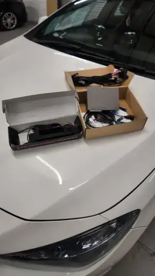 Drone view of install