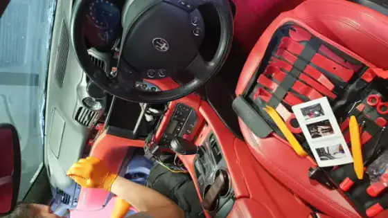 Car audio installation